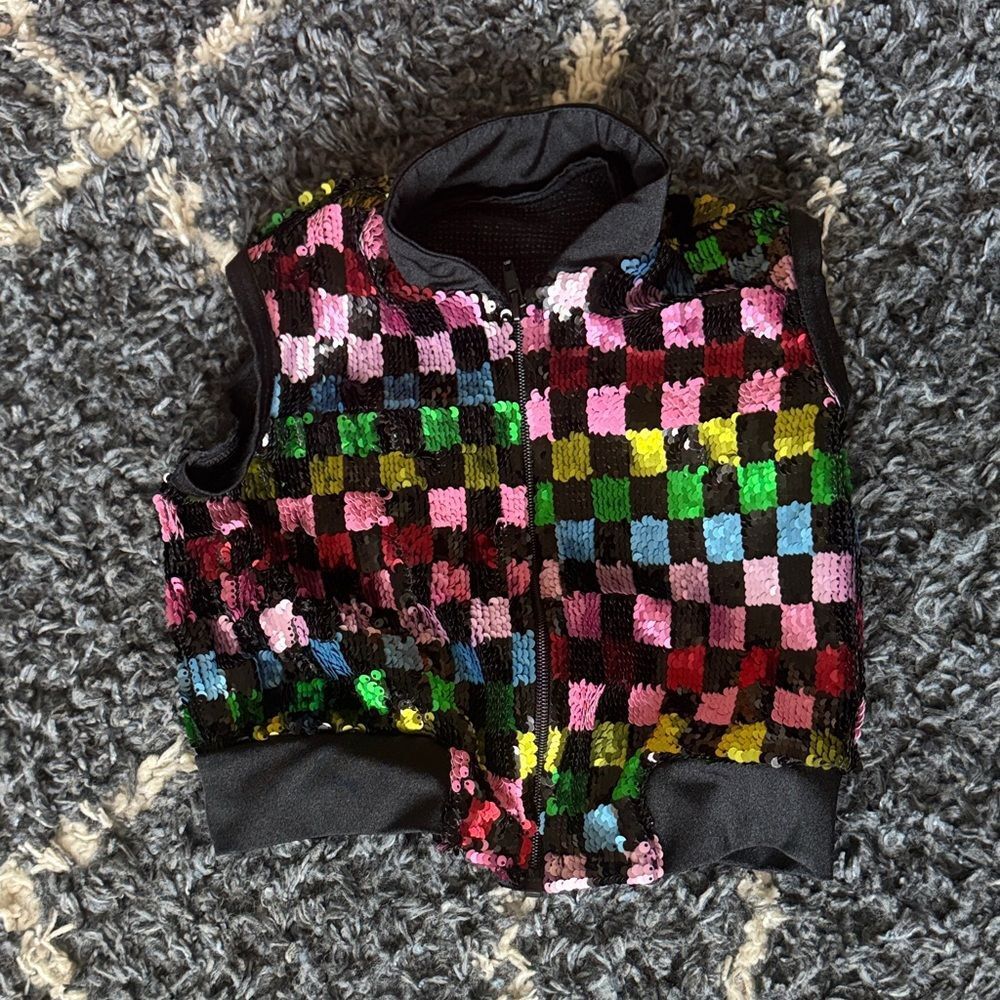 Weissman Girls Sequin Costume Vest